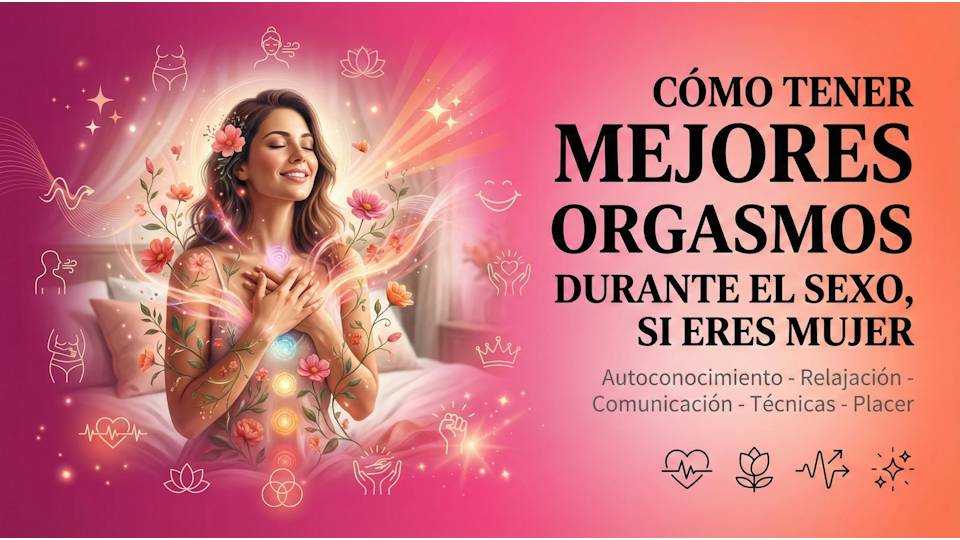 Cómo tener mejores orgasmos durante el sexo, si eres mujer.